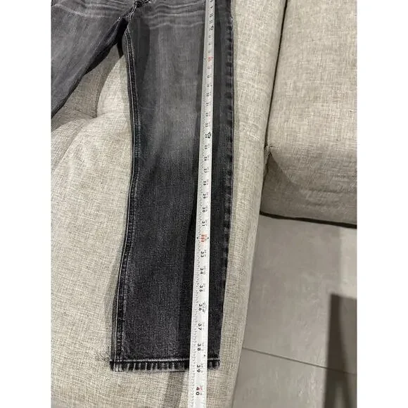 Diesel Jeans Mens 32x32 Black Denim D-Fining Italian Selvedged Button Repairable